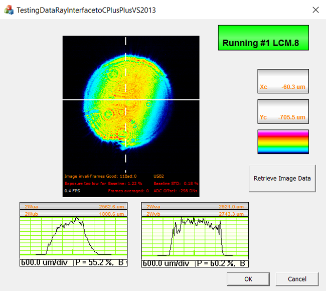 Testing DataRay Interface to CPlusPlus VS 2013