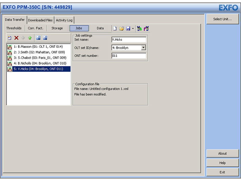  PPM-350C　ソフトウェア画面