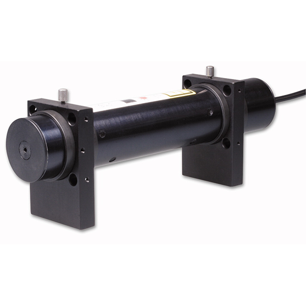 使用例（HeNe-Laser with outer diameter of 31.7 mm attached in Microbench﻿）