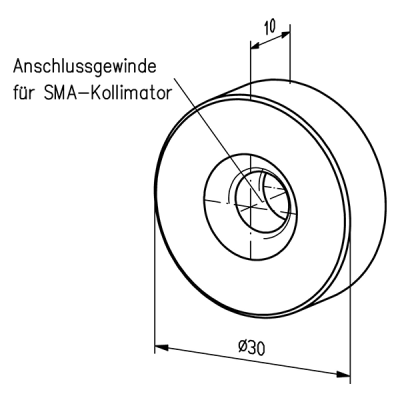 コリメーターホルダー W 図面