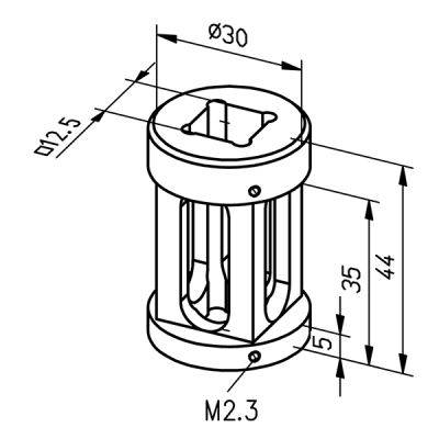 キュベットホルダー 図面
