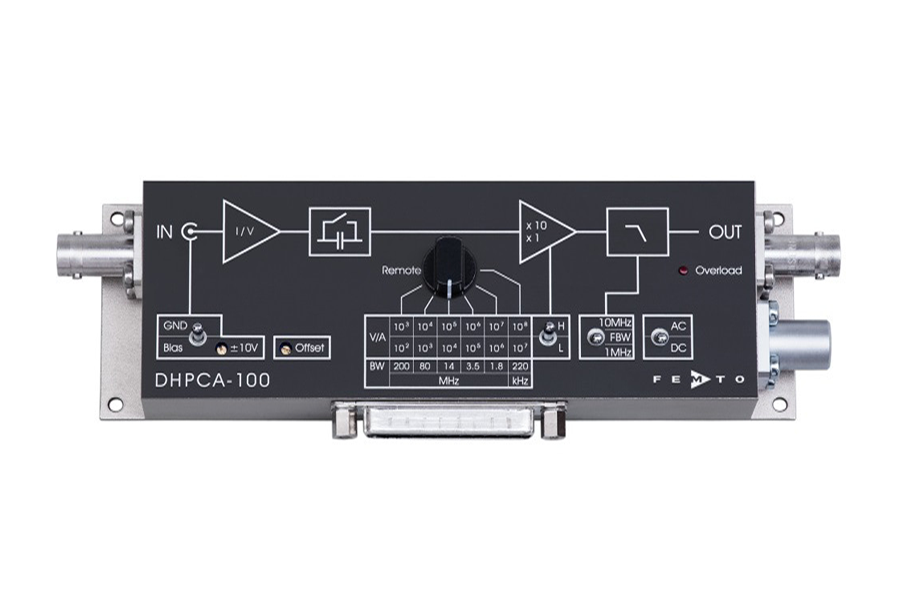 DHPCA-100　可変ゲイン 高速電流アンプ