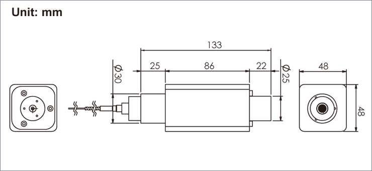 Figure 2: Package dimensions for high isolation, high power