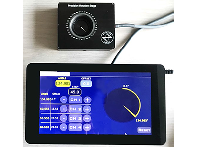 精密電動偏光回転ステージ