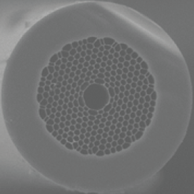 中空コアフォトニックバンドギャップファイバー