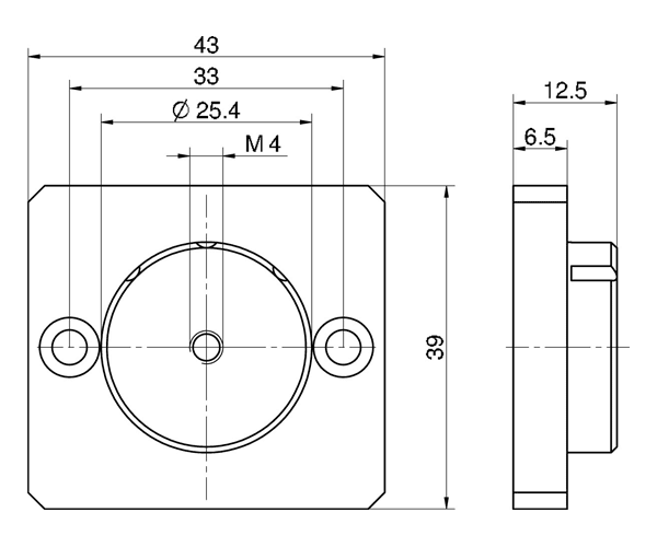 Adapter plate for 1