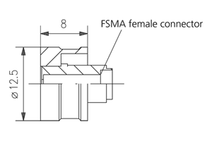 ファイバーオプティクアダプタ　N FSMA