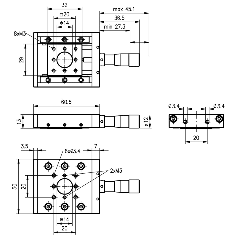 Linear stage 50-16