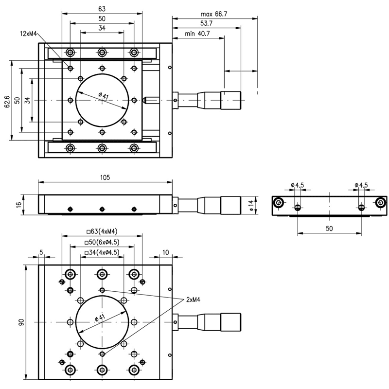 Linear stage -90-25